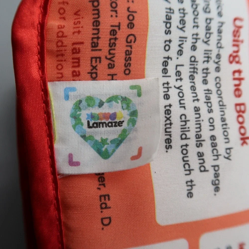 Lamaze Peek-A-Boo Forest Clip On Baby Teething Crinkle Soft Book & 2 Flipazoo